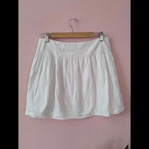 White GAP Skirt With Pockets
